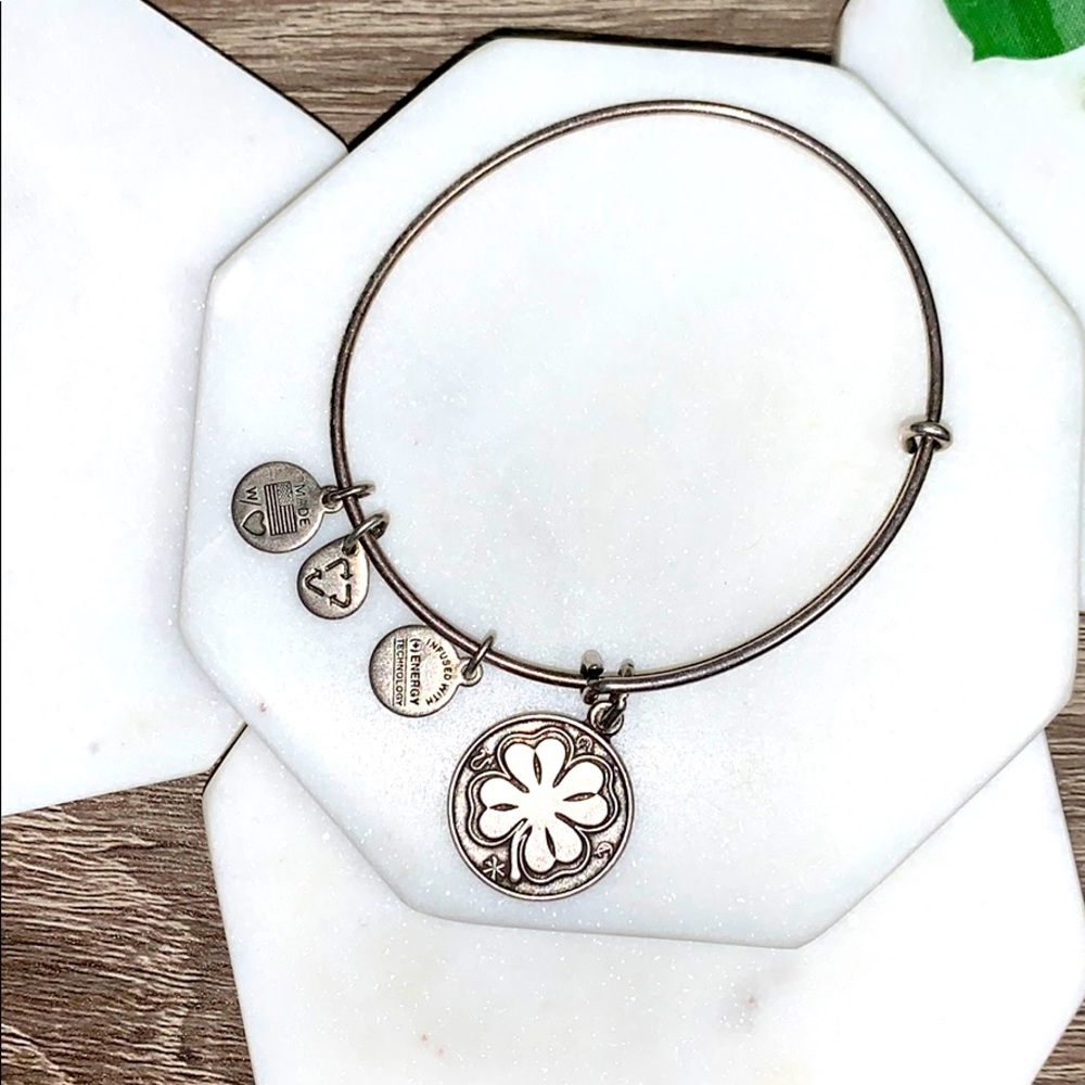 BOGO Alex and Ani Bracelet - Four Leaf Clover - Silver